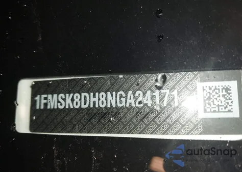 2022 Ford Explorer Xlt from USA, damaged, VIN 1FMSK8DH8NGA24171